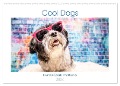 Cool Dogs - Hunde-Spaß im Studio (Wandkalender 2024 DIN A2 quer), CALVENDO Monatskalender - Sonja Teßen