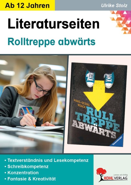 Rolltreppe abwärts / Literaturseiten - 