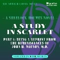 Cover-Bild zum Titel 'A Study in Scarlet (Part 1: Being a Reprint from the Reminiscences of John H. Watson, M.D.)' von 'Arthur Conan Doyle'