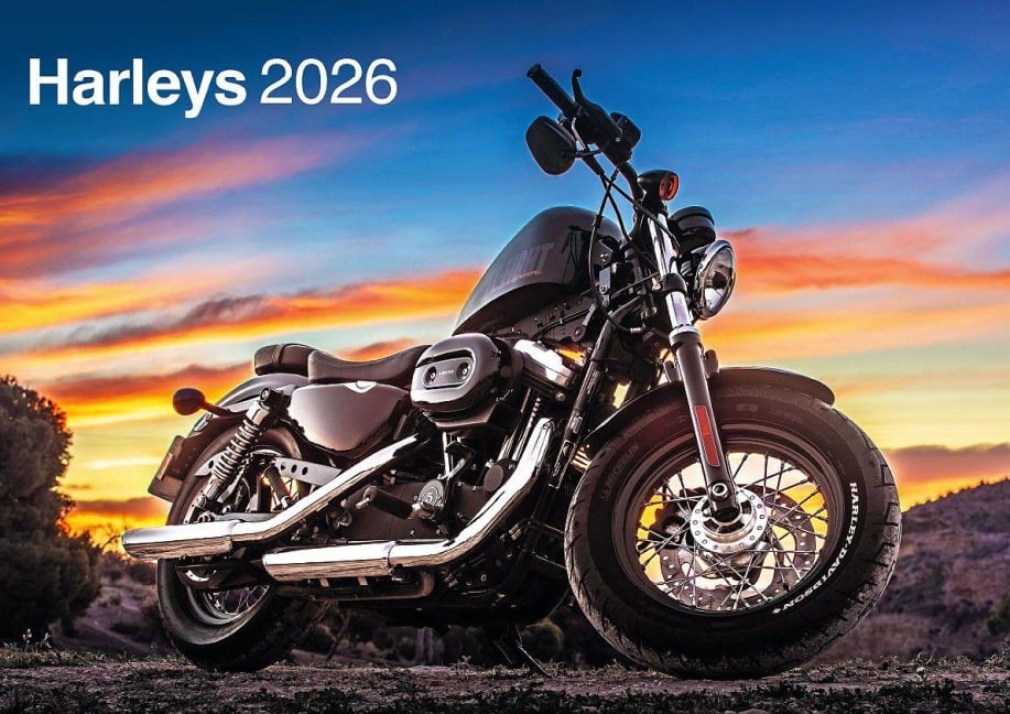 Harleys 2026 - Der Harley Davidson Kalender - 