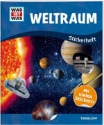Cover-Bild zum Titel 'WAS IST WAS Stickerheft Weltraum' von 'Carolin Langbein'