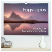 Cover-Bild zum Titel 'Fogscapes - magische Nebellandschaften (hochwertiger Premium Wandkalender 2026 DIN A2 quer), Kunstdruck in Hochglanz' von 'Judith Kuhn'