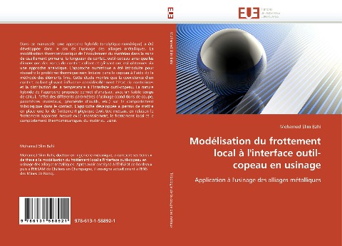 Modélisation du frottement local à l'interface outil-copeau en usinage - Mohamed Slim Bahi