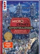 Micro Crimes Adventskalender - Sherlock Holmes und die Blutspuren im Schnee. Mit XXL-Wimmelposter und Stickern durch London - Gecko Keck, Christian Weis