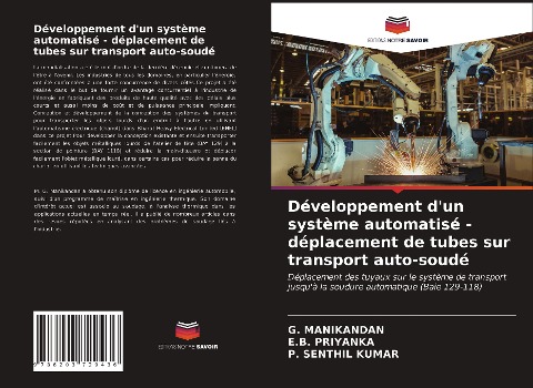 Développement d'un système automatisé - déplacement de tubes sur transport auto-soudé - G. Manikandan, E. B. Priyanka, P. Senthil Kumar