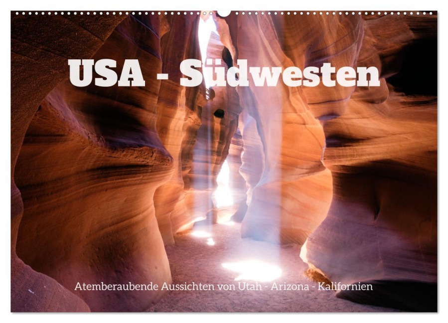 USA Südwesten - Atemberaubende Aussichten (Wandkalender 2026 DIN A2 quer), CALVENDO Monatskalender - Matteo Colombo