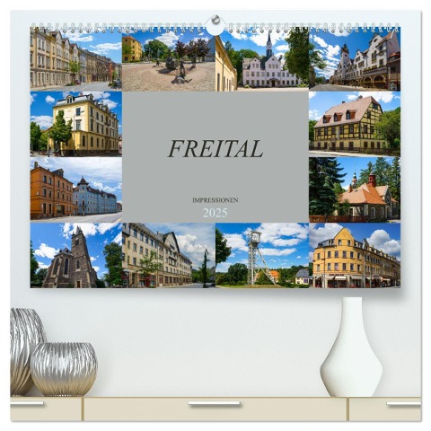 Freital Impressionen (hochwertiger Premium Wandkalender 2025 DIN A2 quer), Kunstdruck in Hochglanz - Dirk Meutzner
