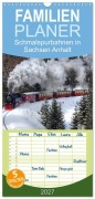 Cover-Bild zum Titel 'Familienplaner 2027 - Schmalspurbahnen in Sachsen Anhalt mit 5 Spalten (Wandkalender, 21 x 45 cm) CALVENDO' von 'Steffen Gierok'