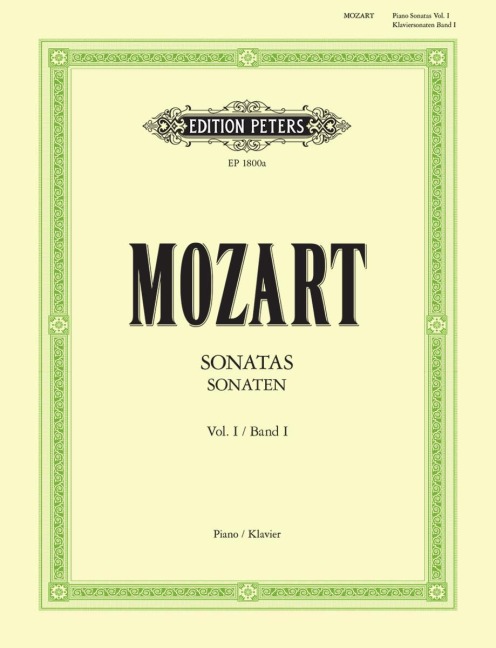 Sonaten für Klavier, Band 1 - Wolfgang Amadeus Mozart