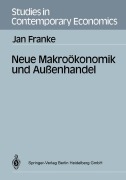 Cover-Bild zum Titel 'Neue Makroökonomik und Außenhandel' von 'Jan Franke'