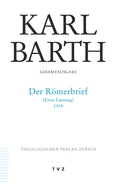 Karl Barth Gesamtausgabe 16 - Karl Barth