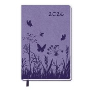 Trötsch Taschenkalender A7 Soft Touch Blumen 2026 - 