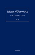 Cover-Bild zum Titel 'History of Universities: Volume XXXVIII/2' von ''