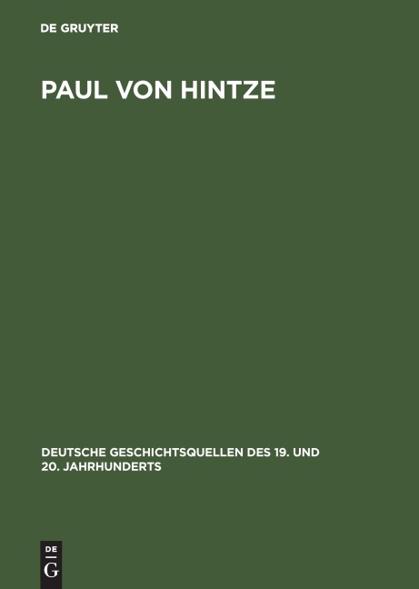 Paul von Hintze - 