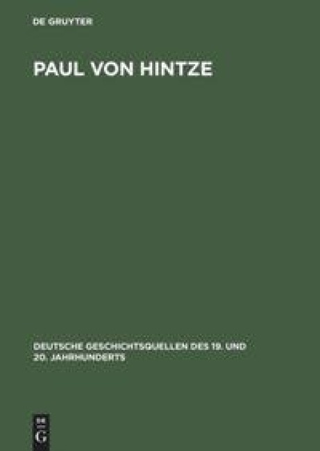 Paul von Hintze - 
