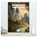 Das Grenzland (hochwertiger Premium Wandkalender 2024 DIN A2 hoch), Kunstdruck in Hochglanz - Simone Wunderlich