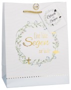 Cover-Bild zum Titel 'Butzon & Bercker Überraschungspaket Eine Tüte Segen zur Taufe 23 x 18 x 10 cm - farbig bedruckte Geschenktüte mit Folienprägung, Tragekordel und Herz-Brad Verschluss, liebevolles Taufgeschenk' von ''