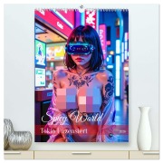Cover-Bild zum Titel 'Spicy World - Tokio Unzensiert (hochwertiger Premium Wandkalender 2026 DIN A2 hoch), Kunstdruck in Hochglanz' von 'Sell Pixs:Sell'