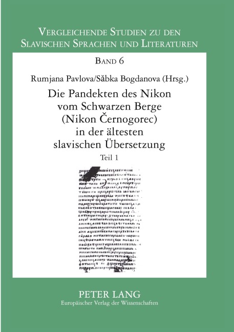 Die Pandekten des Nikon vom Schwarzen Berge (Nikon ¿ernogorec) in der ältesten Slavischen Übersetzung - 