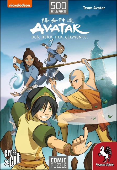 Avatar - Der Herr der Elemente (Team Avatar). Puzzle 500 Teile - 