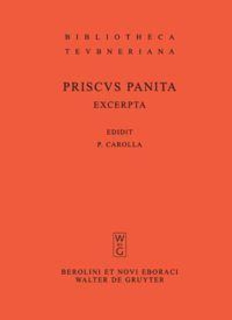 Excerpta et fragmenta - Priscus Panita