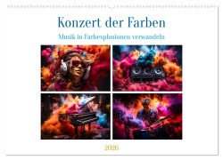 Cover-Bild zum Titel 'Konzert der Farben (Wandkalender 2026 DIN A2 quer), CALVENDO Monatskalender' von 'Steffen Gierok-Latniak'
