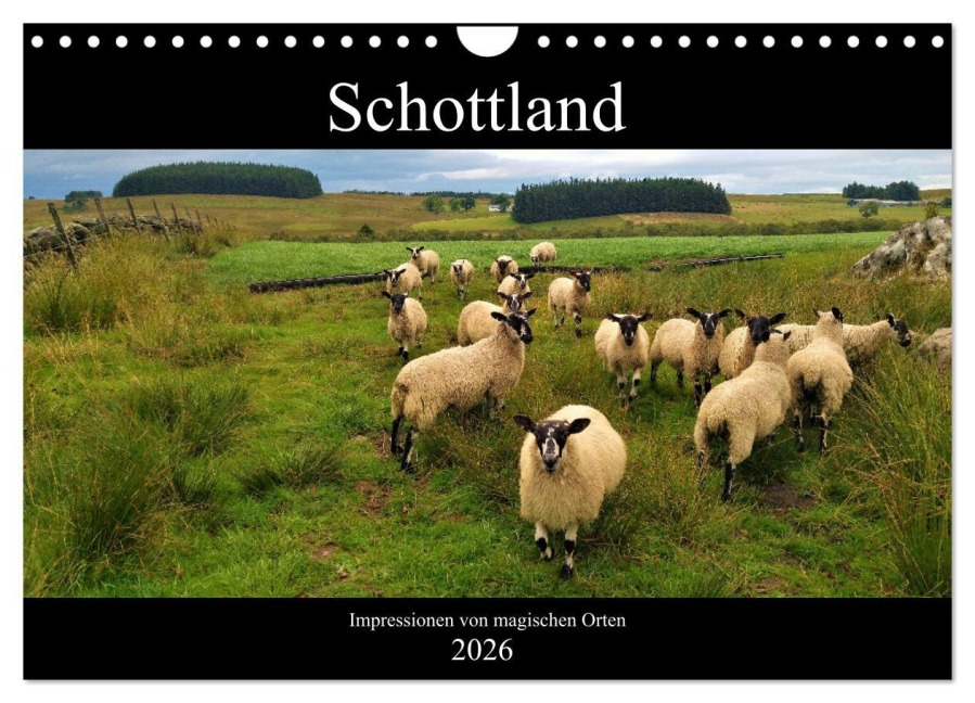 Schottland - Impressionen von magischen Orten (Wandkalender 2026 DIN A4 quer), CALVENDO Monatskalender - Monika Böhme-Garnweidner