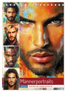 Cover-Bild zum Titel 'Männerportraits. Gesichter der modernen Kunst (Tischkalender 2026 DIN A5 hoch), CALVENDO Monatskalender' von 'Rose Hurley'