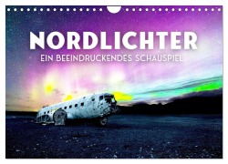 Cover-Bild zum Titel 'Nordlichter - ein beeindruckendes Schauspiel. (Wandkalender 2027 DIN A4 quer), CALVENDO Monatskalender' von 'Sf'