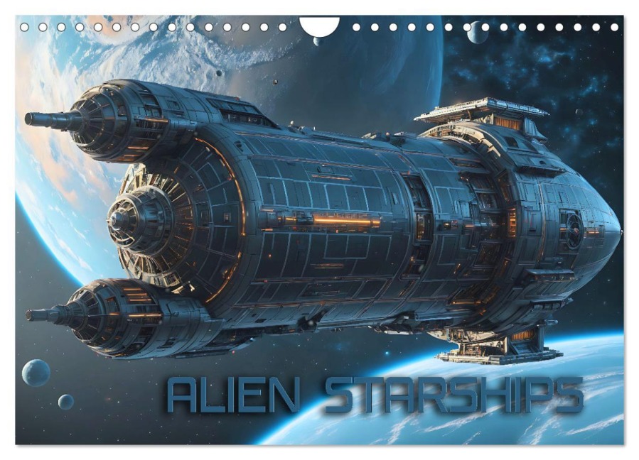Alien Starships (Wandkalender 2026 DIN A4 quer), CALVENDO Monatskalender - Renate Utz
