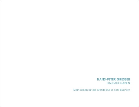 Hausaufgaben - Hans-Peter Gresser