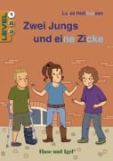 Cover-Bild zum Titel 'Zwei Jungs und eine Zicke / Level 1. Schulausgabe' von 'Luise Holthausen'