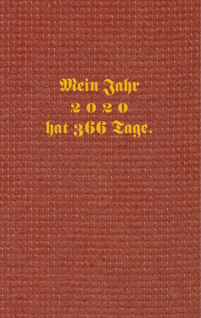 Kalenderbuch 2020 - 