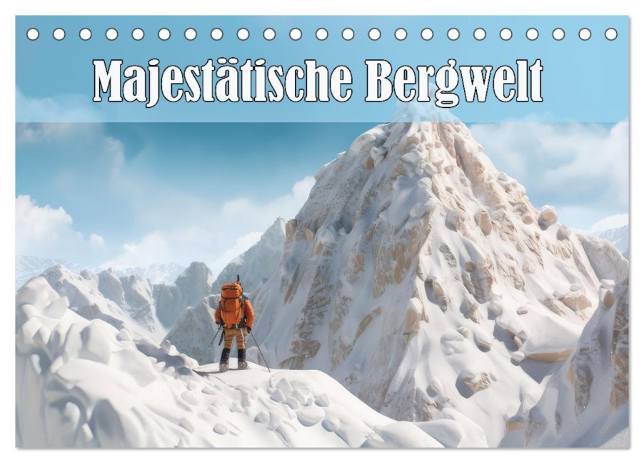 Imposante Bergwelt (Tischkalender 2026 DIN A5 quer), CALVENDO Monatskalender - Liselotte Brunner-Klaus