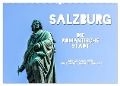 Salzburg, die romantische Stadt mit Zitaten von Wolfgang Amadeus Mozart (Wandkalender 2024 DIN A2 quer), CALVENDO Monatskalender - Bettina Hackstein
