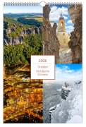 Cover-Bild zum Titel 'Kalender Dresden und Sächsische Schweiz 2026' von 'Peter Schubert'