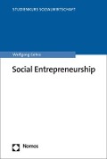 Cover-Bild zum Titel 'Social Entrepreneurship' von 'Wolfgang Gehra'