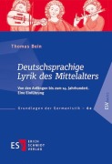 Cover-Bild zum Titel 'Deutschsprachige Lyrik des Mittelalters' von 'Thomas Bein'