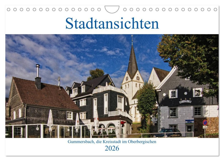 Stadtansichten, Gummersbach (Wandkalender 2026 DIN A4 quer), CALVENDO Monatskalender - Detlef Thiemann DT-Fotografie