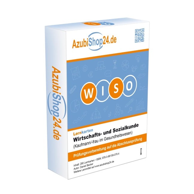 AzubiShop24.de Lernkarten ADD-ON WISO Wirtschafts- und Sozialkunde (Kaufmann/-frau im Gesundheitswesen) - Michaela Rung-Kraus