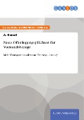 Cover-Bild zum Titel 'Neue Offenlegungspflichten für Vorstandsbezüge' von 'A. Kaindl'