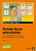 Cover-Bild zum Titel 'Ähnliche Vokale unterscheiden' von 'Ulrike Rehschuh-Blasse'