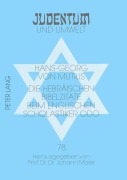 Cover-Bild zum Titel 'Die hebräischen Bibelzitate beim englischen Scholastiker Odo' von 'Hans-Georg Von Mutius'