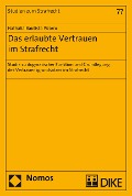 Cover-Bild zum Titel 'Das erlaubte Vertrauen im Strafrecht' von 'Nathalia Bautista Pizarro'