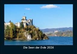 Cover-Bild zum Titel 'Die Seen der Erde 2026 Fotokalender DIN A5' von 'Tobias Becker'