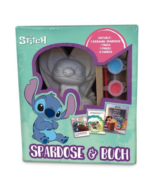 Disney Stitch: Spardose & Buch - Disney, Panini