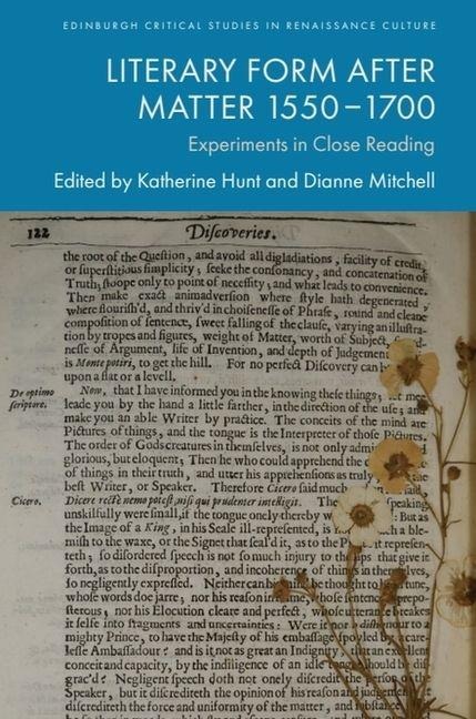 Literary Form After Matter 1550-1700 - 