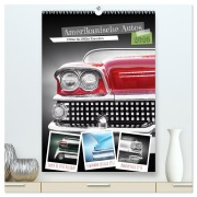 Cover-Bild zum Titel 'Amerikanische Autos 1950er bis 1980er Favoriten (hochwertiger Premium Wandkalender 2026 DIN A2 hoch), Kunstdruck in Hochglanz' von 'Beate Gube'