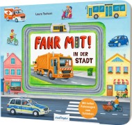 Cover-Bild zum Titel 'Meine Schiebebahn-Pappe: Fahr mit in der Stadt' von 'Anders Meyer'