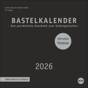 Cover-Bild zum Titel 'Premium-Bastelkalender schwarz klein 2026' von ''